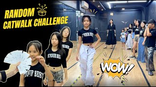 Draw lots to select a catwalk challenge | Professional Kids' Modeling Training Class | BYB Academy