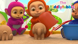 Tiddlytubbies НОВЫЙ сезон 4 ★ Эпизод 2: Замки из песка ★ Tiddlytubbies 3D Полные эпизоды