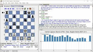 Vachier Lagrave, Maxime   Deac, Bogdan Daniel, Superbet Classic 2021, Round 2 5