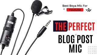 How to use boya mic in hindi | Best mic for youtube videos | #boyamic  #review @techpraveen143