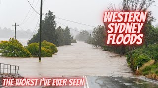 Severe Floods in Western Sydney again - Hawkesbury River has Burst its banks.