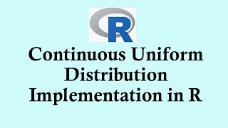 Statistics using R programming - Continuous uniform distribution with R programming . #rprogramming