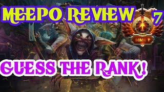 MEEPO REVIEW 7 GUESS THE RANK WITH ME !