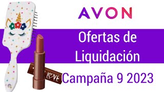 Ofertas de Liquidación Campaña 9 2023 Avon México (para vendedoras)