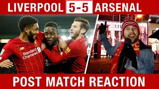 “THE MADDEST GAME!” Liverpool 5-5 Arsenal (5-4 Pens) Fan Reaction #LIVARS