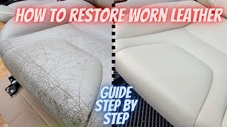 Volvo XC 60 | Leather Restoration | How To Fix Worn Leather