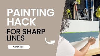 The Best Painting Hack for Sharp Lines