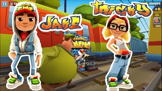 Compilation 1 Hour Record Subway Surf "JAKE & TRICKY" Record Subway Surfers Paris 2024 Classic Mode