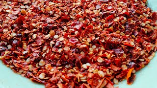 Chilli Flakes Recipe-How to make Chilli Flakes at home |Homemade Chilli Flakes