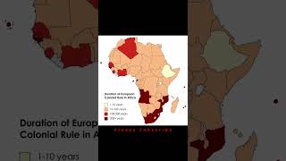 Did you know how many years Europe had control over african countries #shorts #geography #maps