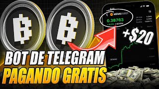 NUEVO BOT de TELEGRAM PAGANDO GRATIS 🕹️GANA $$$ GRATIS y RETIRA sin INVERTIR!!