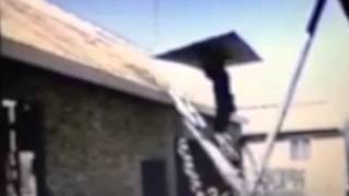 how to DON'T get plywood up to roof deck - United Safety Net - OSHA TRAINING