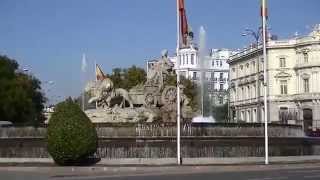 PLAZA de CIBELES y Banco de España : Callejero de Madrid : España