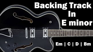 ENERGETIC ROCK BACKING TRACK IN Em | 120 Bpm |