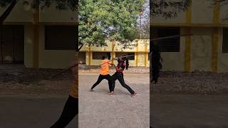 kavitha&priya#silambam # center stick rotation # alangaram@ yuvakalai sports academy..