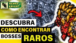 Tibia - Como Identificar e Encontrar Bosses RAROS NEMESIS e conseguir MUITOS PONTOS de  BOSSTIARY