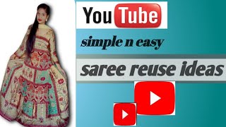 saree reuse ideas for girls/ bekar saree se bnaye new dress 👗#viral #trending #youtuber @ManojDey