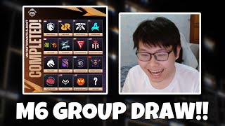 M6 GROUP DRAW WATCHPARTY!! 🔴