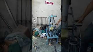 Green young fresh coconut trimming machine