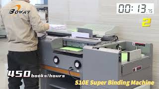 BOWAY S10E  Super EVA glue binding machine  hot sell 2023