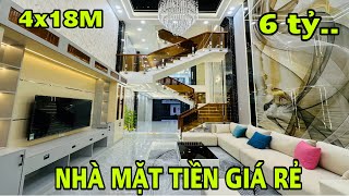 Bán nhà mặt tiền quận 12 . Mẫu lững ngược đẹp nội thất zin. Chủ ôm nhiều nhà bán rẻ