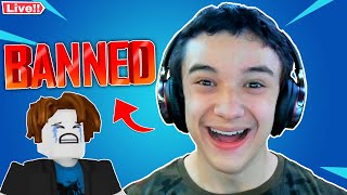 🔴I CANT STOP STREAMING until i get BANNED from ROBLOX!🔴