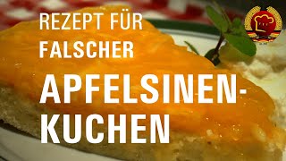 Geht das? Apfelsinenkuchen ohne Apfelsinen backen mit diesem kreativen DDR Rezept