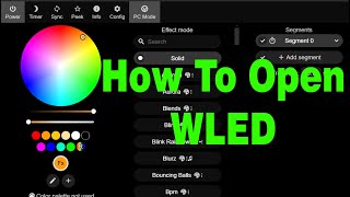 How to Open WLED| WLED. kaise open kare | how to find WLED IP Address