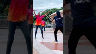 Silambam nu vanthuta nanga Vera mathiri 🤨 #silambam #tamilmusic #silambattam