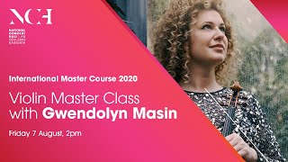 Violin Master Class with Gwendolyn Masin - International Master Course 2020