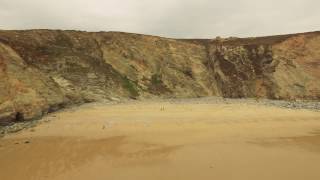 Porthtowan cliff explore at Lushington cove