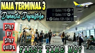 Naia Terminal 3 | Step by Step Guide for Domestic Departure