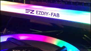 EZDIY-FAB ARGB Vertical GPU Mount Unboxing!!!