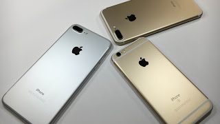 iPhone 7 Plus (Gold/Silver) Comparison w/ Gold 6s