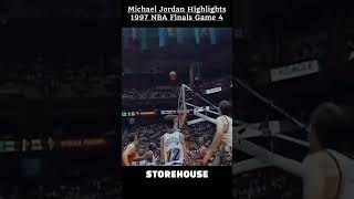 Michael Jordan 1997 NBA Finals Game 4 Highlights - Vintage MJ Moves and Shots! #shorts