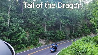 1st time on The Tail of the Dragon with my 2024 Harley-Davidson Road Glide I don't know about this 🤔