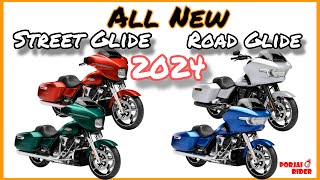 Harley Davidson 2024 Street Glide & Road Glide โฉมใหม่ล่าสุดมีอะไรเปลี่ยนไปบ้าง | Porjai Rider