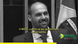 Eduardo Bolsonaro responde as acusações de LULA sobre o BNDES