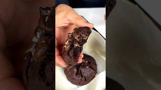 How to make double chocolate chip cookies #shorts #youtubeshorts #chocolatecookies