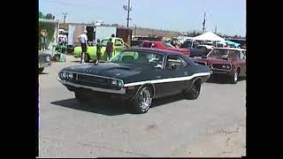 Epping Mopar show and drag racing  around 2000 , with my Challenger at the end