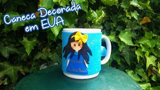 Caneca Decorada em EVA / Mug Decorated in Foam