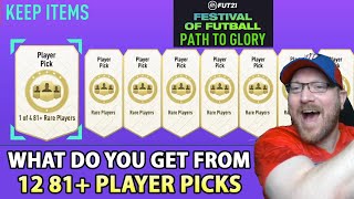 What Do You Get From 12 81+ Player Picks Festival of Futball Path to Glory - Pack Opening - FIFA 21