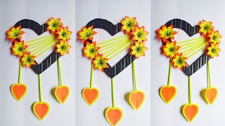 Diy wall hanging|Paper flower wall hanging|Wallmate|Paper craft||