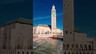 Mosque Hassan II in Casablanca,  Morocco #sea #view #mosque #casablanca #morocco #travel