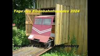 Tage des Eisenbahnfreundes 2024 Draisinen des DEV in Heiligenberg