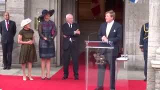 Willem-Alexander in Canada: We come to celebrate