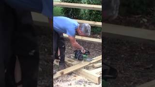 DIY Quick tip: How to reliably cut a split-rail fence rail