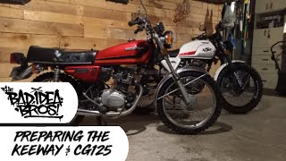 Preparing The Keeway CR152 & Honda CG125 | Wrenching Amateurs | New Zealand