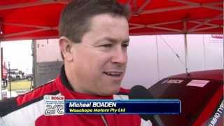 Michael Boaden at the start of heat two - 2012 Snake Racing Coffs Coast Rally