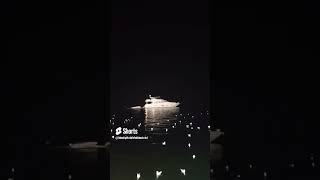 Sea View #Sea #nightview  #boat #birds